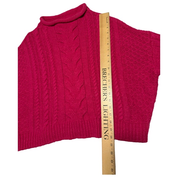 Pilcro from Anthropologie pink cable sweater. Size M. NWOT! - Picture 8 of 14